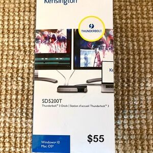 Kensington SD5200T Thunderbolt 3 Dock - Silver/Black